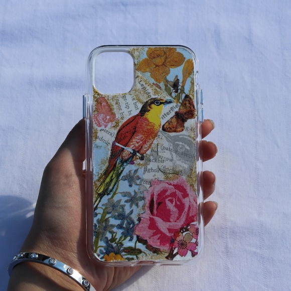 Handmade Decoupage Phone Case - Picture 1 of 1